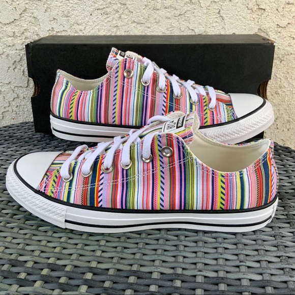 Converse Chuck Taylor Summer Stripes Low Sneaker - Picture 2 of 8